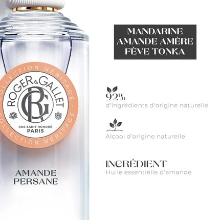 Apă parfumată, Roger & Gallet, Persian Almond, 100ml