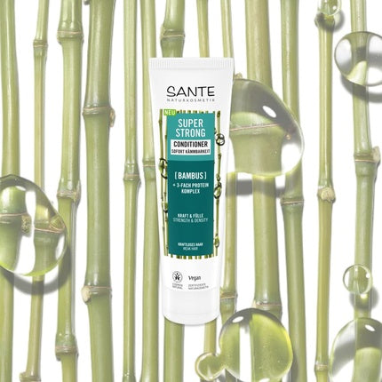 Condiționator Super Strong Sante Naturkosmetik cu Bambus Organic și Proteină, 170 g