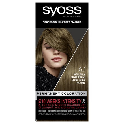 Vopsea de păr permanentă Syoss Color Xtreme 61 Natural Dark Blonde