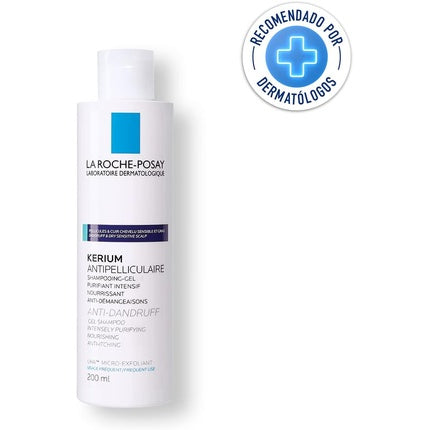 Șampon gel, La Roche-Posay, Kerium, anti-mătreață, 200ml