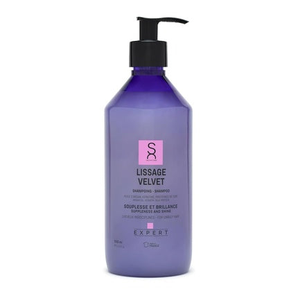 Șampon Expert Lissage Velvet cu ulei de argan, keratină și proteine de mătase, 446 g