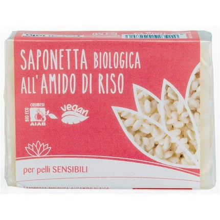 Săpun biologic cu amidon de orez pentru piele sensibilă, 100g
