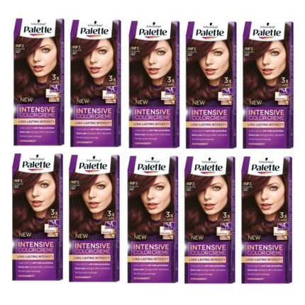 Vopsea de păr, Schwarzkopf Palette, 4-88 Roșu închis intens, 10 bucăți