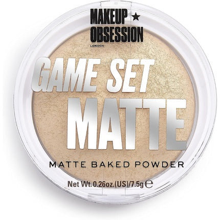 Pudră Compactă, Makeup Obsession, Game Set Matte, bej