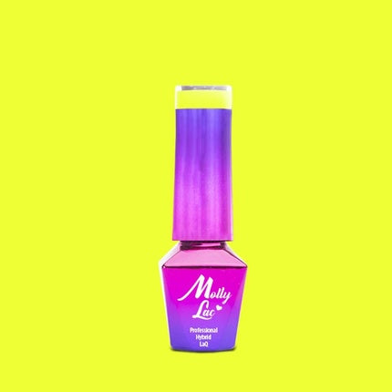Lac de unghii Molly Lac No 70 galben neon 5ml