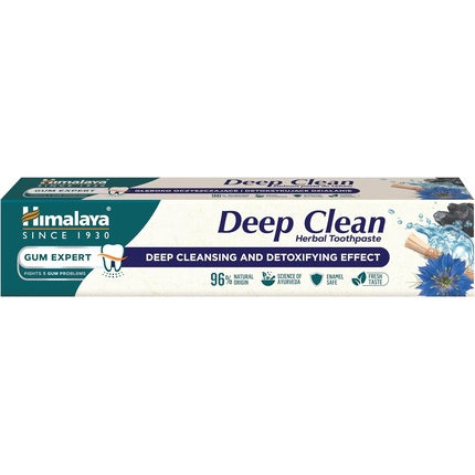 Pastă de dinți Himalaya Deep Clean cu cărbune activ și ulei de semințe negre, 75ml
