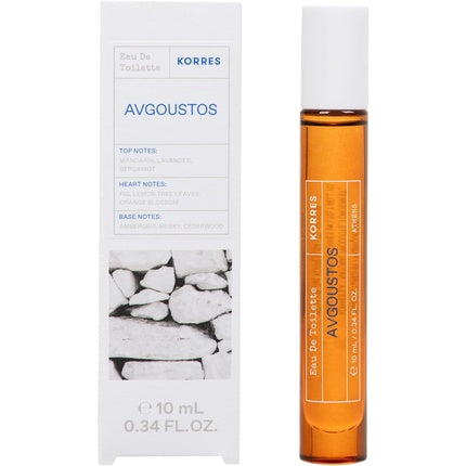Eau De Toilette Korres Avgoustos, portocaliu, 10ml