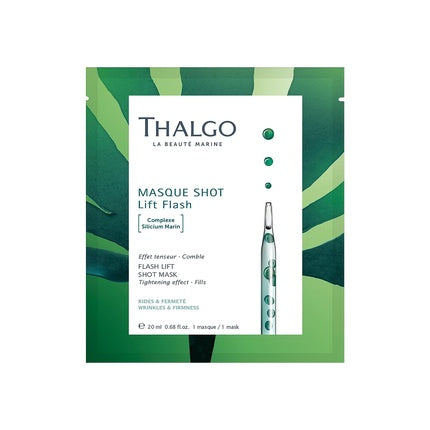 Masca fata, Thalgo, Flash Lift Shot, silicon marin, alga