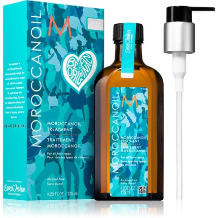 Ser de păr Moroccanoil Treatment, sticlă ambalaj turcoaz, 125 ml