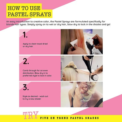 Culoare temporară pentru păr Crazy Color Marshmallow 305ml