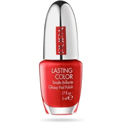 Smalto Unghii Pupa Lasting Color n.600 Orange Red, Culoare Portocaliu Roșu, 5ml