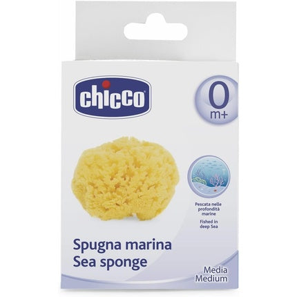 Burete baie Chicco Natural, mediu, galben