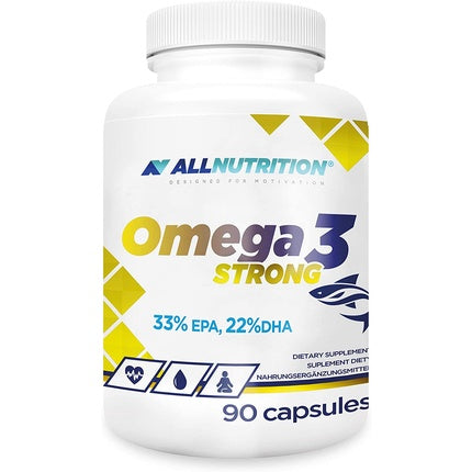 Supliment alimentar ALLNUTRITION ADEK + Omega 3 Strong, 90 gel capsule