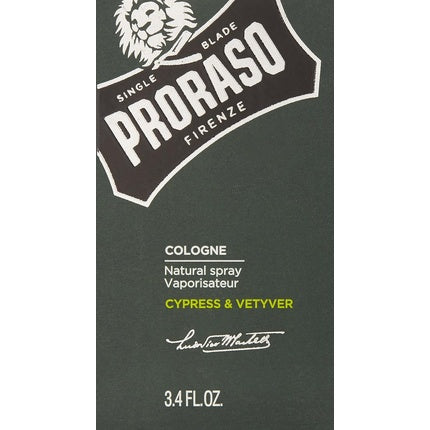 Eau de Cologne, Proraso, Cypress & Vetyver, 100ml