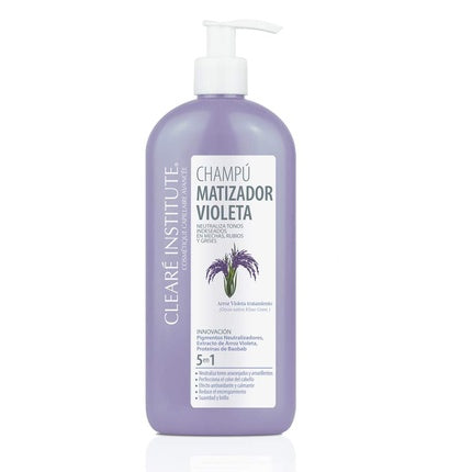 Șampon Clearé Institute Violet, neutralizează tonurile nedorite, 400ml