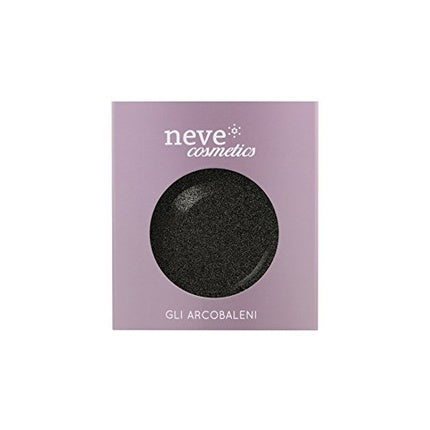 Fard de ochi Waffle Melusine, Neve Cosmetics, culoare negru, textură sclipitoare