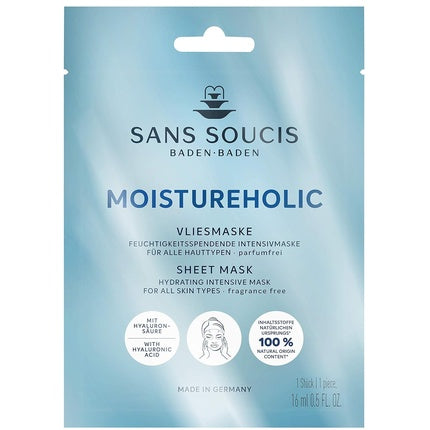 Sans Soucis Moistureholic Sheet Mask, Hidratant Intensiv, 16 g