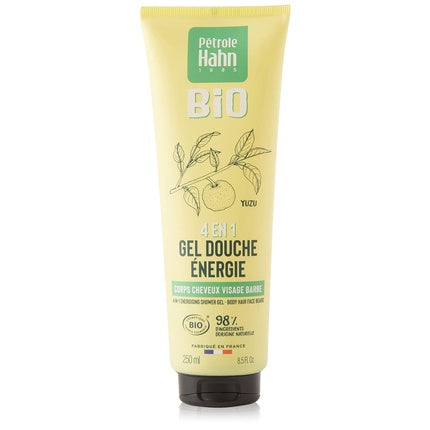 Gel Duș Pétrole Hahn BIO Yuzu Energy 4in1 - Toate Tipurile de Piele - Tub 250ml