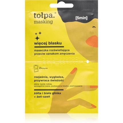 Mască facială iluminantă Tołpa, 104g