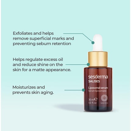 Ser Facial, Sesderma, SALISES, 30ml, maro