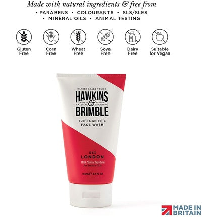 Gel de curățare față, Hawkins & Brimble, 189g