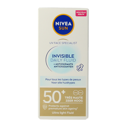 Fluid Facial de Soare Nivea Sun SPF 50+, 40 ml
