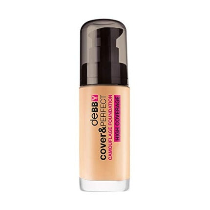 Fond de ten lichid Debby Cover & Perfect, 01 Nude Pink, 30ml