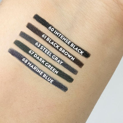 Crepion pentru ochi Isadora Kajal Waterproof Black Intense 24h, culoare neagră