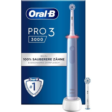 Periuță de dinți electrică Oral-B Pro 3 3000, negru, cu tehnologie de curățare rotativă și pulsatorie