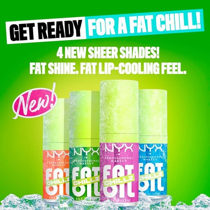 Nyx Professional Makeup Fat Oil Chillz, Tinted Lip Gloss, Citrus Chiller 15