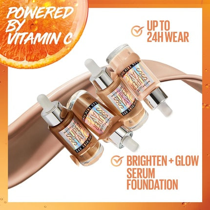 Fond de ten Maybelline Super Stay Skin Tint, 24H, Vitamina C, Nuanta 78