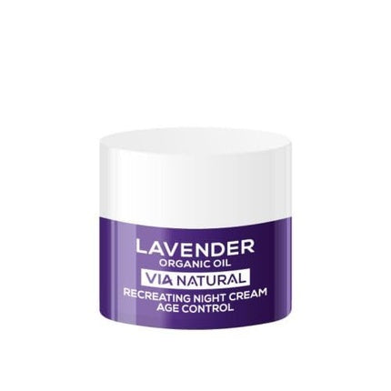 Crema de Noapte Biofresh Via Natural Lavender, 50ml