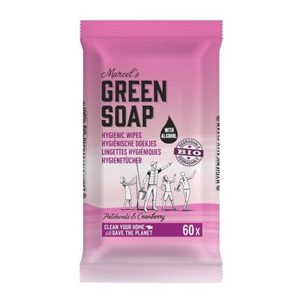 Șervețele igienice Marcel's Green Soap, Patchouli și merișor, roz