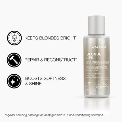 Condiționar pentru păr Joico Blonde Life Brightening Conditioner 50ml Aquatic