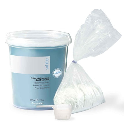 Pudră decolorantă Fanola White Bleaching Powder, 585 g, ambalaj plastic