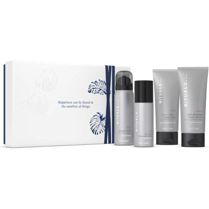 Set de îngrijire Rituals Sport, spumă de duș + gel de duș 2 în 1 + loțiune de corp + antiperspirant, pentru bărbați, 240 ml