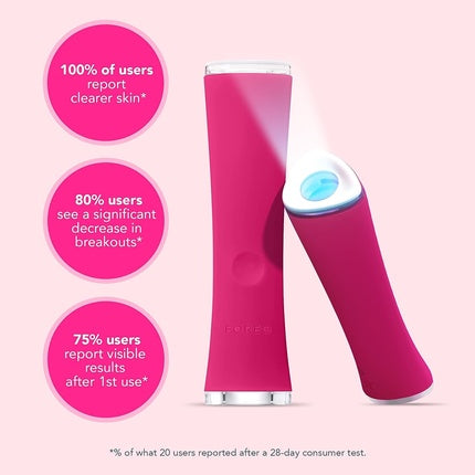 Dispozitiv tratament acnee, Foreo ESPADA, magenta