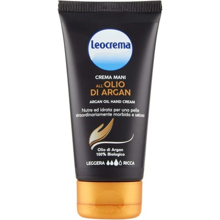 Cremă de mâini, Leocrema, cu ulei de argan, 75ml
