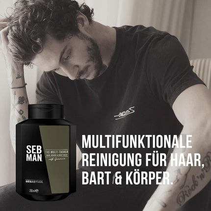 Șampon 3-în-1, Sebastian Professional, Seb Man The Multitasker