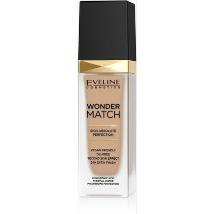 Fond de ten, Eveline Cosmetics, Wonder Match, nuanta Cool Beige, 30 ml