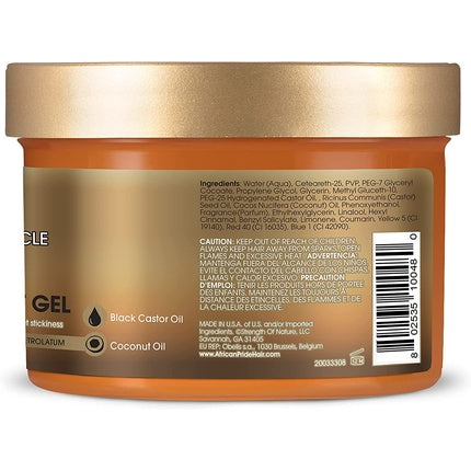 Gel de păr African Pride Black Castor Miracle Braid Lock Twist Gel 8oz (237ml)