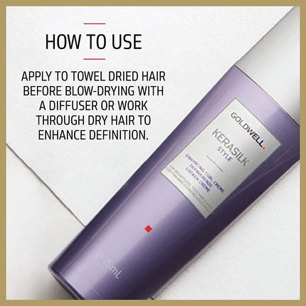 Cremă Pentru Bucle, Goldwell, Kerasilk, violet, 75ml