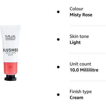 Blush Make Up Academy Misty Rose Cremă