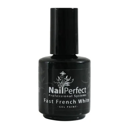 Gel Polish, Nail Perfect, Fast French White, alb, 10 ml