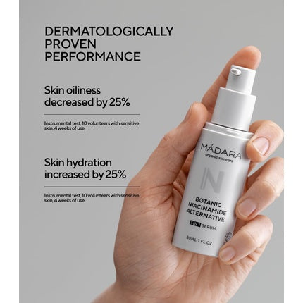 Ser anti-îmbătrânire, Mádara, Botanic Niacinamide Alternative, alb, 30 ml