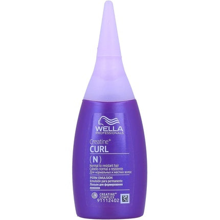 Emulsie Permanentă pentru Bucle, Wella, Creatine Curl N, 75ml