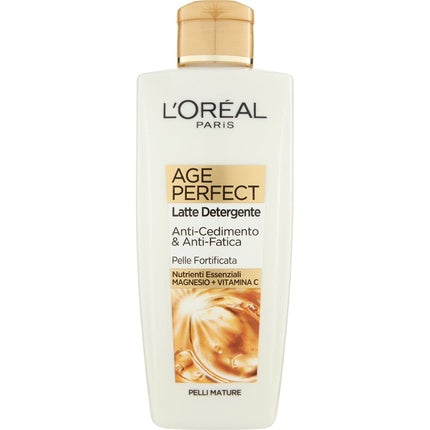 Lapte demachiant, L'Oréal Paris, Age Perfect, 200 ml