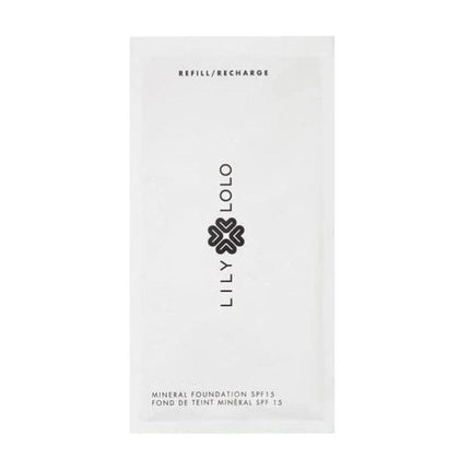 Refil compact pentru bază de machiaj, Lily Lolo, Hot Chocolate, SPF15, pudră minerală