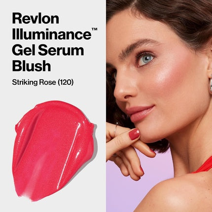 Blush gel Revlon Illuminance, culoare Striking Rose Red, capacitate 19 g