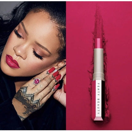 Ruj, Fenty Beauty, Mattemoiselle, roz fuchsia